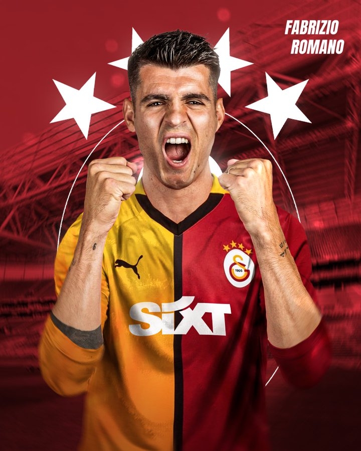  加拉塔萨雷官方：已经与莫拉塔和AC米兰正式就租借事宜开启谈判