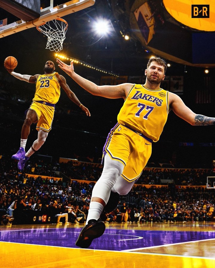  即将首秀！BR将詹韦连线经典瞬间P图为东契奇助飞詹姆斯